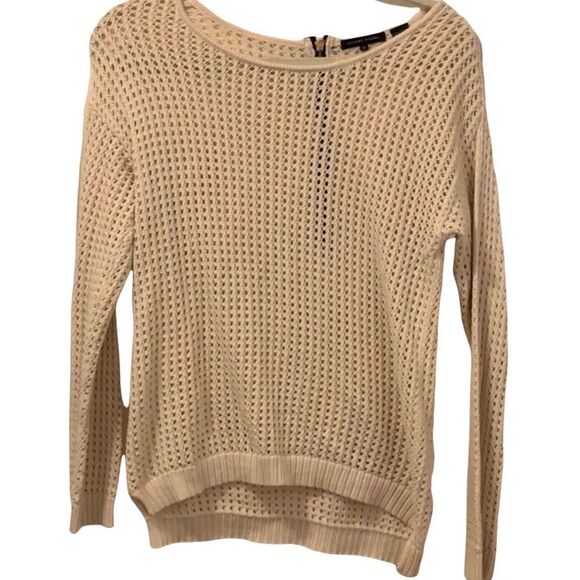 NEW Jeanne Pierre Crochet Zip Back Sweater - Picture 1 of 6